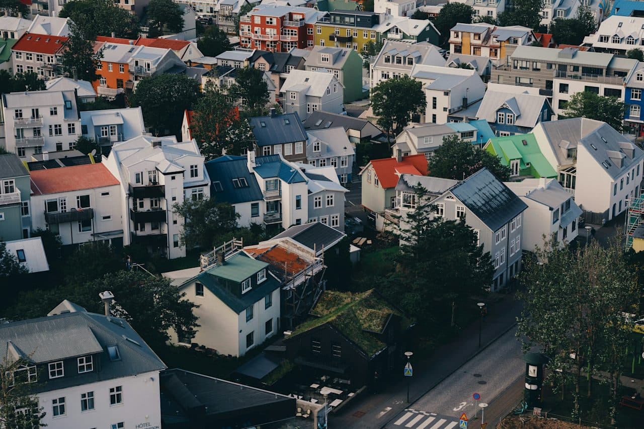 Íslenskt íbúðarhverfi, mynd af vef HÁ Hreinu